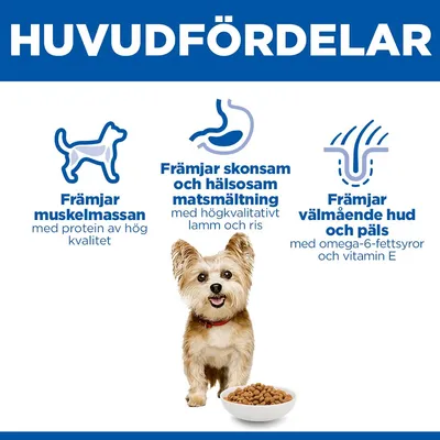 Hill's Science Plan Adult 1-6 Small & Mini Lamb & Rice