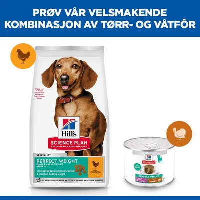 Hill's Science Plan Perfect Weight Adult Small & Mini Mousse