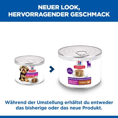 Hill's Science Plan Sensitive Stomach & Skin Small & Mini Mousse