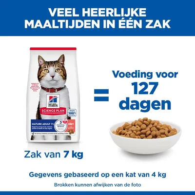 Hill's Science Plan Adult 7+ Zalm