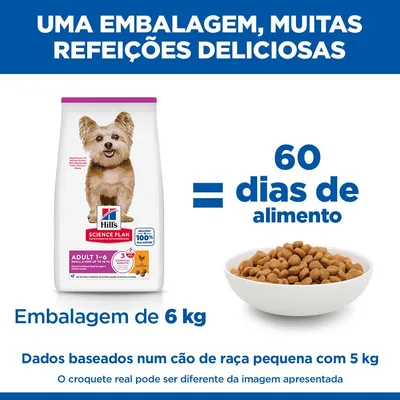 Hill's Science Plan Adult 1-6 Small & Mini com frango