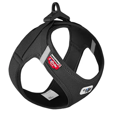 Curli Vest Geschirr Clasp Air-Mesh, schwarz