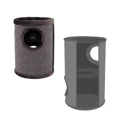 Lionto Kratztonne mit Sisal, grau
