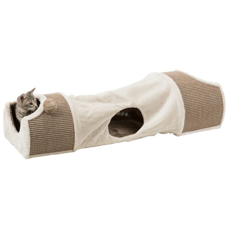 Trixie Tunnel à griffer avec 2 cavités pour chat