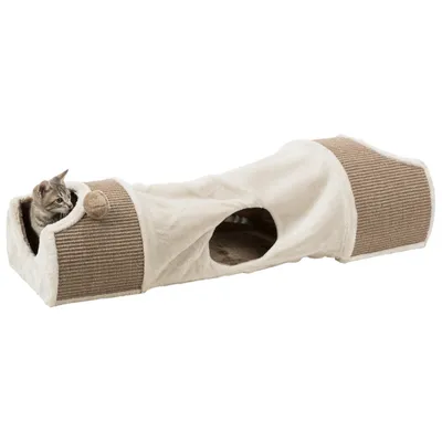 Trixie Tunnel à griffer avec 2 cavités pour chat