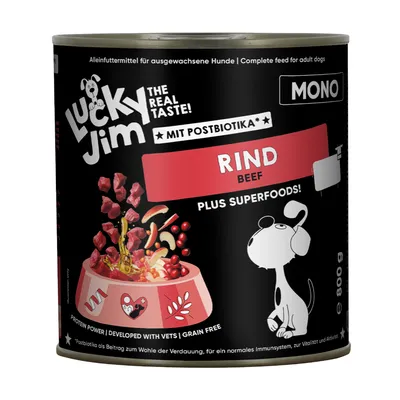 Lot économique Lucky Jim Mono 24 x 800 g Lot économique Lucky Jim Mono 24 x 800 g