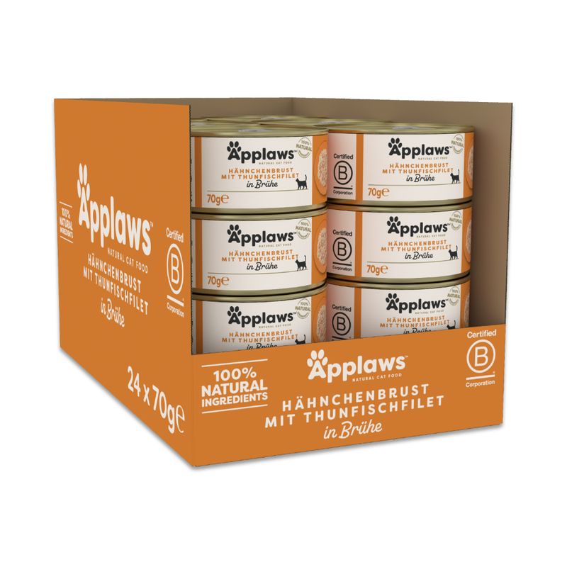Sparpaket Applaws in Brühe 24 x 70 g