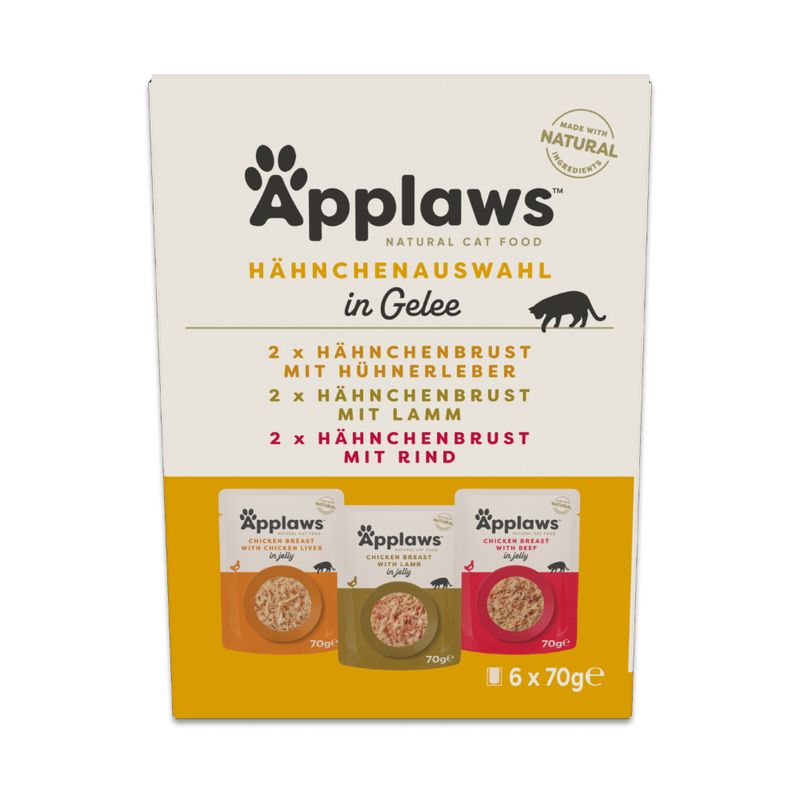 Sparpaket Applaws Pouch in Jelly Mix 24 x 70 g