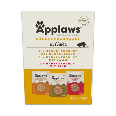 Sparpaket Applaws Pouch in Jelly Mix 24 x 70 g