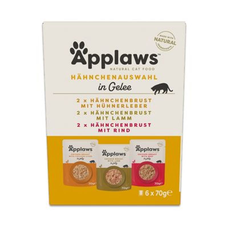 Applaws Maaltijdzakjes in Gelei 12 x 70 g