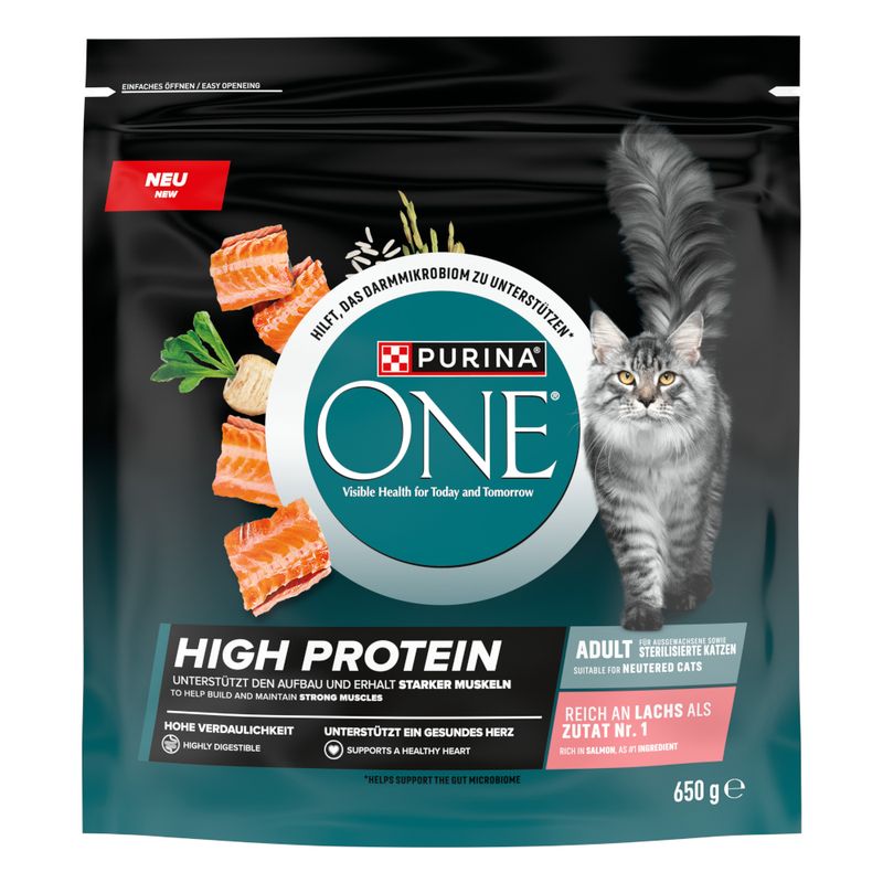 PURINA ONE High Protein Laks