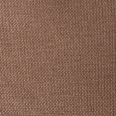 Nahaufnahme eines braunen, grob gewebten Stoffmaterials. Nahaufnahme eines braunen, grob gewebten Stoffmaterials.