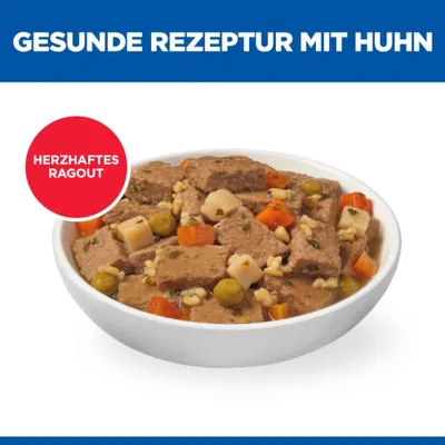 Hill's Science Plan Mature Adult Ragout mit Huhn & Gemüse