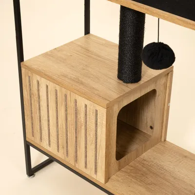 Modern Living Katzenkletterhaus Celle - ca. L 77 x B 34 x H 114 cm Modern Living Katzenkletterhaus Celle - ca. L 77 x B 34 x H 114 cm