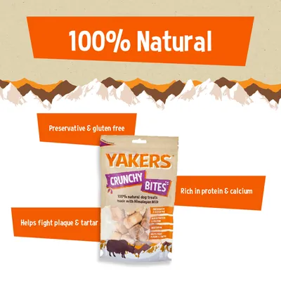 YAKERS Crunchy Bites - Peanut Butter (70g) YAKERS Crunchy Bites - Peanut Butter (70g)