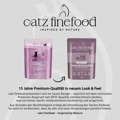 Lot catz finefood 24 x 300 g pour chat Lot catz finefood 24 x 300 g pour chat