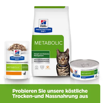 Hill's Prescription Diet Metabolic Gewichts- & Diabetesmanagement mit Huhn Hill's Prescription Diet Metabolic Gewichts- & Diabetesmanagement mit Huhn