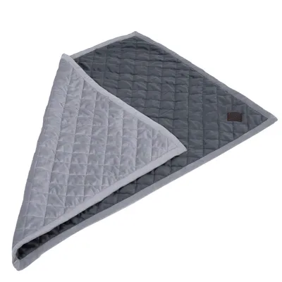 Velvet Snuggle Blanket - Granite Grey