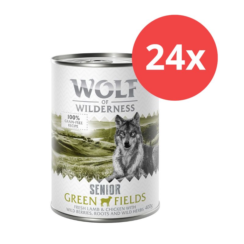 Sparpaket Wolf of Wilderness Senior 24 x 400 g