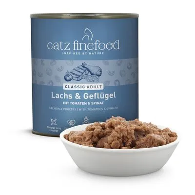 catz finefood 6 x 800 g umido gatto