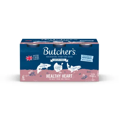 Butcher's Grain Free Healthy Heart 6 x 390g - Mixed Pack Butcher's Grain Free Healthy Heart 6 x 390g - Mixed Pack