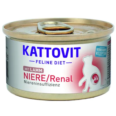 Kattovit Feline Diet med lamm, njure/renal för njursvikt, förbättrad sammansättning.