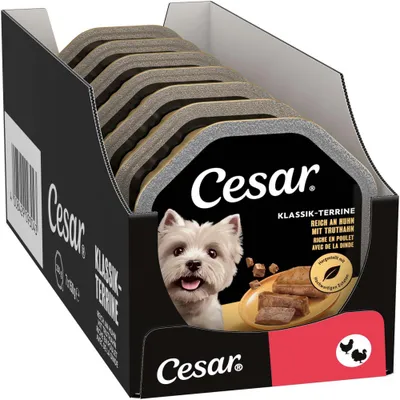 Cesar tálcás megapack 14 x 150 g - Klasszikusok: csirke & pulyka Cesar tálcás megapack 14 x 150 g - Klasszikusok: csirke & pulyka
