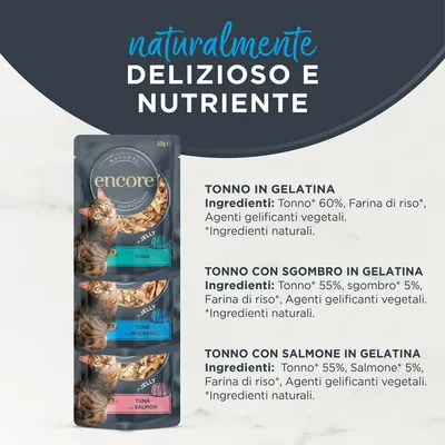 Provalo! Set misto Encore in gelatina in buste 5 x 50 g umido per gatti
