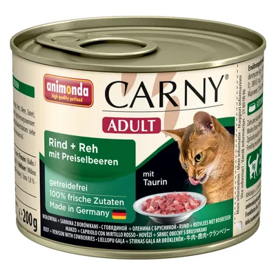 Økonomipakke: 24 x 200 g animonda Carny Adult