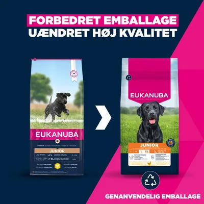 Eukanuba Premium Nutrition Junior Large & Giant Breed Kylling