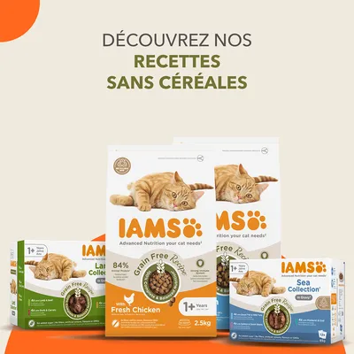 IAMS Advanced Nutrition Grain Free Land Collection en sauce