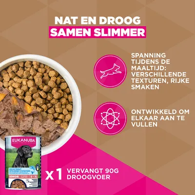 Eukanuba Graine Free Senior Small & Medium Zeevis