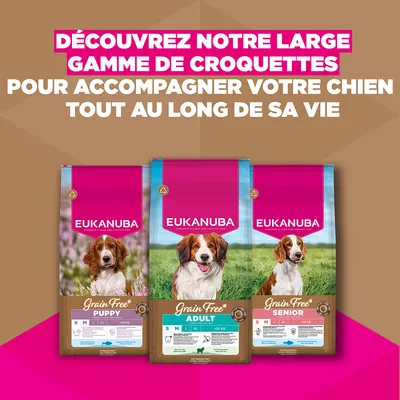 Eukanuba Grain Free Adult Small & Medium Agneau