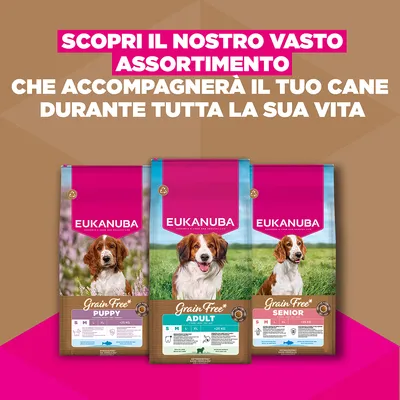 Eukanuba Grain Free Adult Small & Medium Agnello