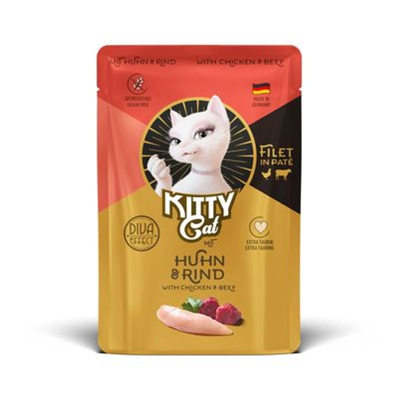 Kitty Cat filet in paté mixverpakking 6 x 85 g