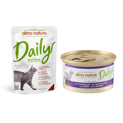 6 x 70 г Almo Nature Daily Menu  + Almo Nature Daily Menu, 6 x 85 г по суперцене!