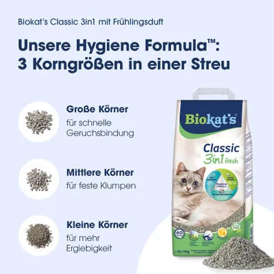 Biokat´s Classic 3in1 Fresh Katzenstreu Frühling