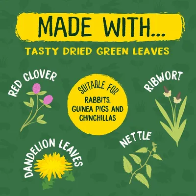 Burgess Excel Nature Snacks Luscious Leaves - Saver Pack: 3 x 60g Burgess Excel Nature Snacks Luscious Leaves - Saver Pack: 3 x 60g