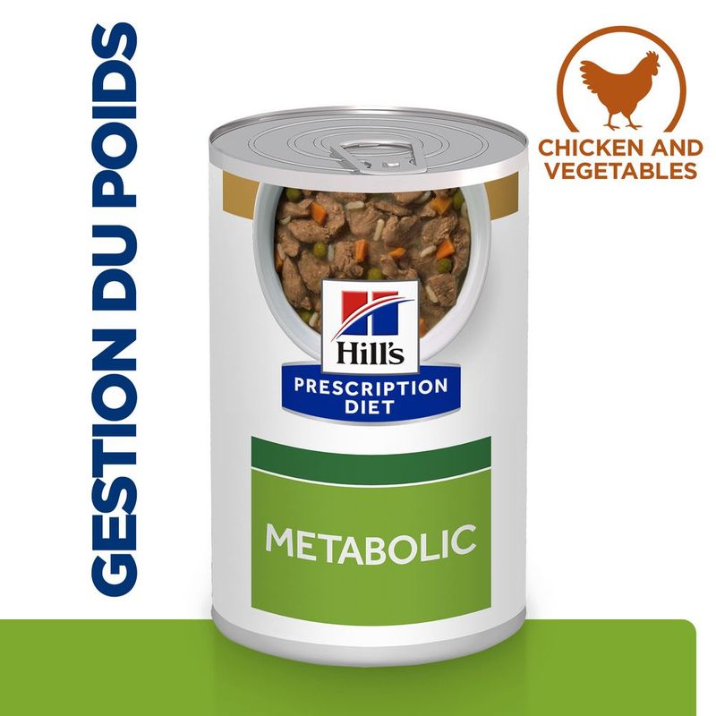 Hill's Prescription Diet Metabolic Mijoté poulet, légumes pour chien