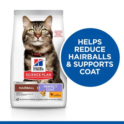 Hill's Science Plan Adult Hairball & Perfect Coat Kylling