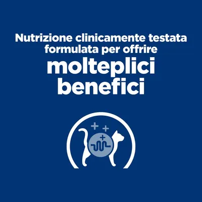 Nutrizione clinicamente testata formulata per offrire molteplici benefici