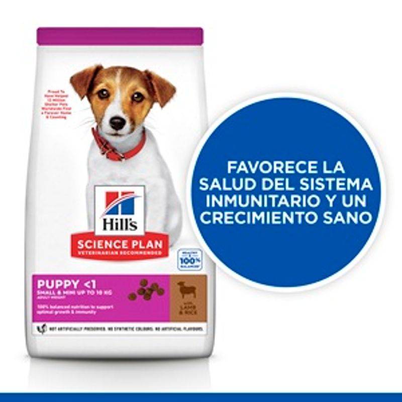 Hill`s Science Plan Puppy Small & Mini cordero y arroz