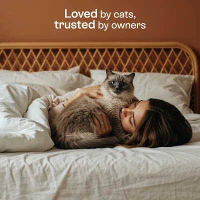 Loved by cats, trusted by owners Loved by cats, trusted by owners