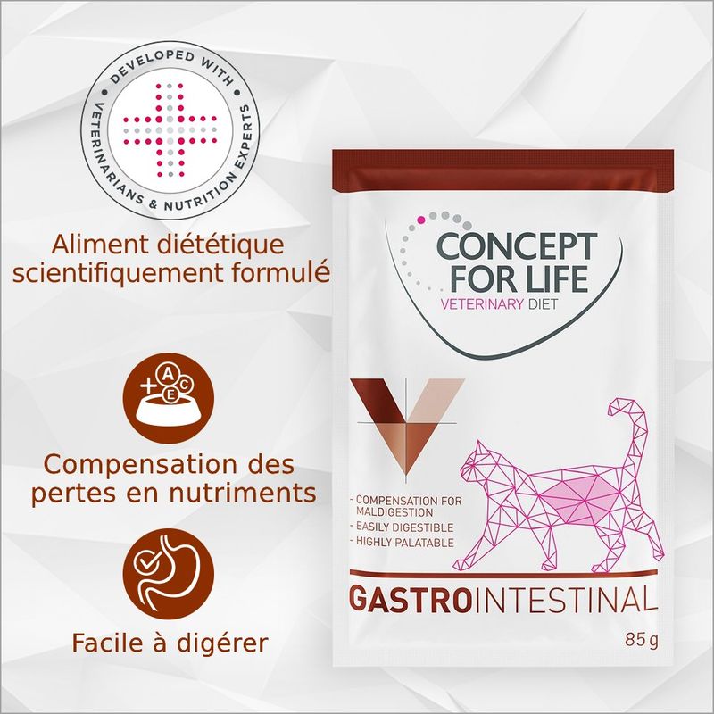 Concept for Life Veterinary Diet Gastro Intestinal pour chat