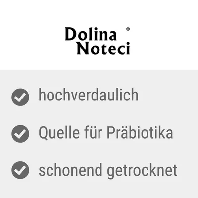 Dolina Noteci. Hochverdaulich, Quelle für Präbiotika, schonend getrocknet.