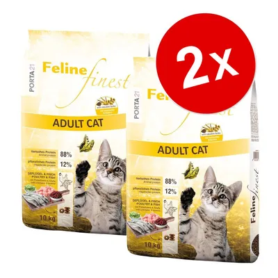 Lot de croquettes Feline Finest ou Holistic pour chat Porta 21
