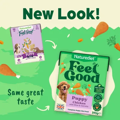 Naturediet Feel Good Puppy - Chicken - 18 x 390g Naturediet Feel Good Puppy - Chicken - 18 x 390g