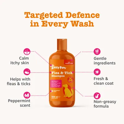 Zesty Paws Flea & Tick Shampoo - 250ml