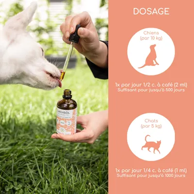 Wolfsbacher Huile de saumon naturelle pour chien Wolfsbacher Huile de saumon naturelle pour chien