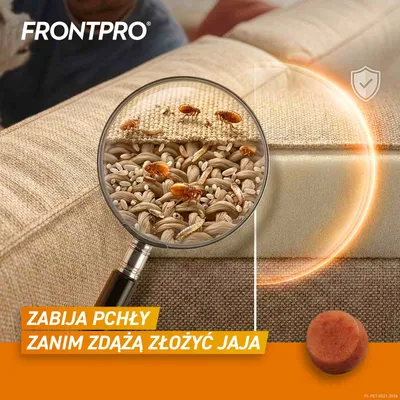 FRONTPRO® tabletki na pchły i kleszcze, dla psów od 2 do 4 kg